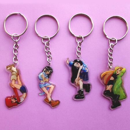 Shut Down Llaveros Artesanales $60